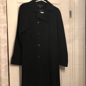 Gallery brand petite black trench coat